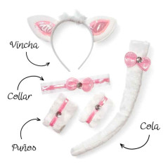 Kit de Accesorios Disfraz Gata