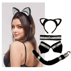 SET de Accesorios Disfraz Gata