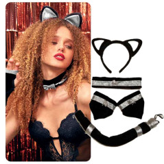 SET de Accesorios Disfraz Gata