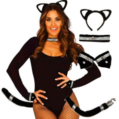 SET de Accesorios Disfraz Gata