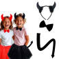 Pack de Accesorios disfraz Diablita Pack de Accesorios disfraz Diablita