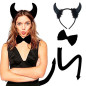 Pack de Accesorios disfraz Diablita Pack de Accesorios disfraz Diablita