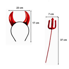KIT de Accesorios disfraz Diablita