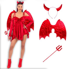 KIT de Accesorios disfraz Diablita