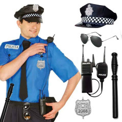 Accesorios policia (5 uds)