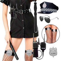 Accesorios policia (6 uds)