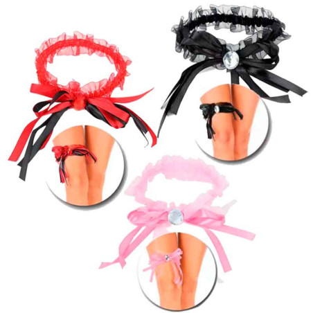 Set de Accesorios de Liga encaje (3 colores)