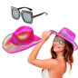 Accesorios Vaquera sombrero holografico+Lentes Accesorios Vaquera sombrero holografico+Lentes