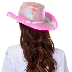 Accesorios Vaquera sombrero holografico+Lentes