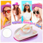 Accesorios Vaquera sombrero holografico+Lentes Accesorios Vaquera sombrero holografico+Lentes
