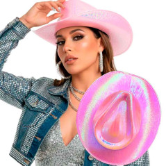 Accesorios Vaquera sombrero holografico+Lentes
