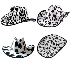 Sombrero estampado Vaquita +Lentes