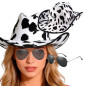 Sombrero estampado Vaquita +Lentes Sombrero estampado Vaquita +Lentes