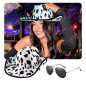 Sombrero estampado Vaquita +Lentes Sombrero estampado Vaquita +Lentes