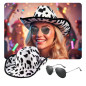 Sombrero estampado Vaquita +Lentes Sombrero estampado Vaquita +Lentes