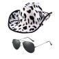 Sombrero estampado Vaquita +Lentes Sombrero estampado Vaquita +Lentes