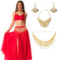Kit de 3 accesorios danza del vientre (EN METAL)