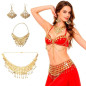 Kit de 3 accesorios danza del vientre (EN METAL)