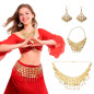 Kit de 3 accesorios danza del vientre (EN METAL)