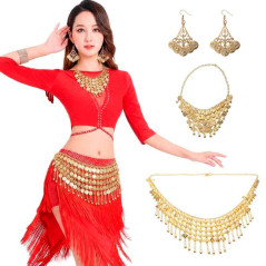 Kit de 3 accesorios danza del vientre (EN METAL)