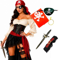 Set de accesorios Pirata 5 productos