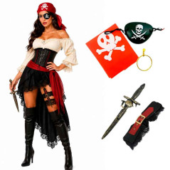 Set de accesorios Pirata 5 productos