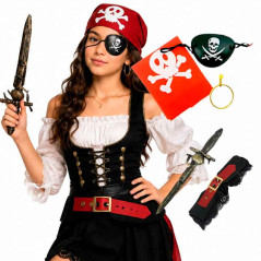 Set de accesorios Pirata 5 productos