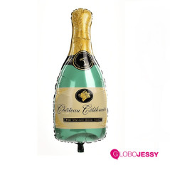 Globo de botella de champagne