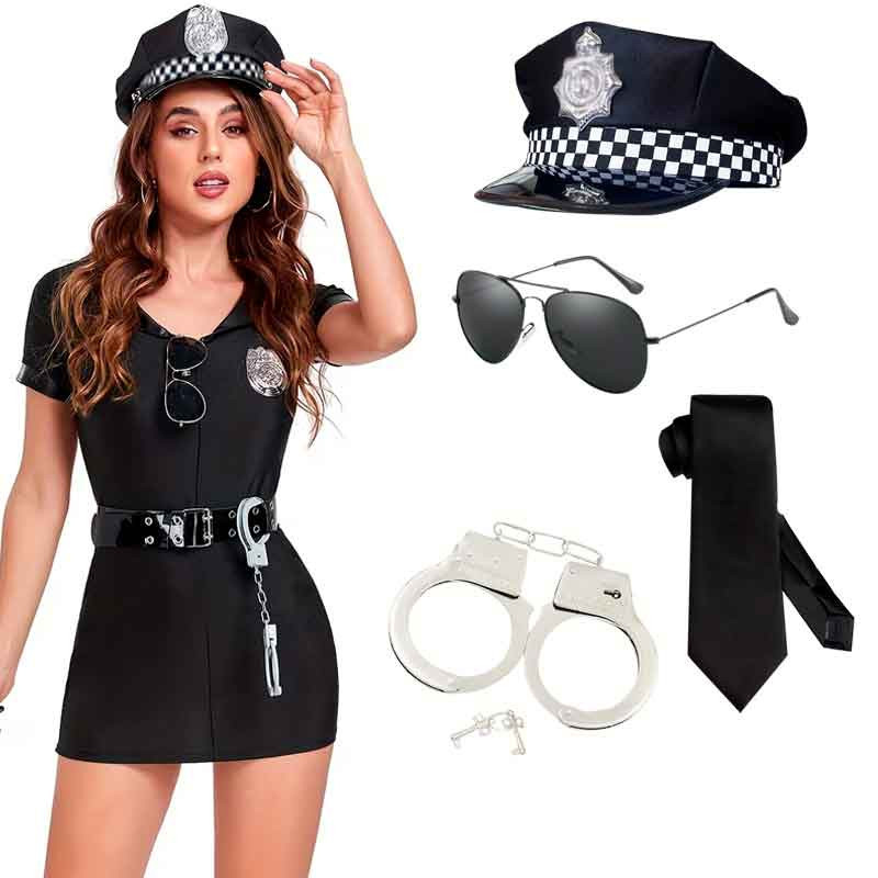 juego de Accesorios policia (4 uds)