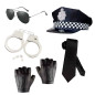 SET de Accesorios policia (5 uds)