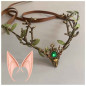 Orejas Elfo + Diadema hojas (pack 2uds)