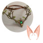 Orejas Elfo + Diadema hojas (pack 2uds)