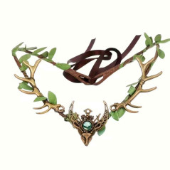 Orejas Elfa + Diadema hojas (pack 2uds)