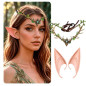 Orejas Elfo + Diadema hojas (pack 2uds)