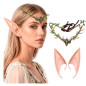 Orejas Elfo + Diadema hojas (pack 2uds)