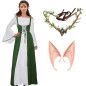 Orejas Elfo + Diadema hojas (pack 2uds)