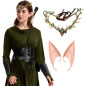 Orejas Elfo + Diadema hojas (pack 2uds)