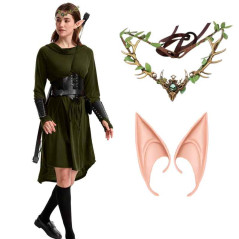 Orejas Elfa + Diadema hojas (pack 2uds)