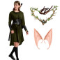 Orejas Elfo + Diadema hojas (pack 2uds)