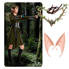 Orejas Elfa + Diadema hojas (pack 2uds)