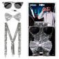 Kit de Accesorios Lentejuelas(tirantes,michi y Lentes)