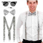 Kit de Accesorios Lentejuelas(tirantes,michi y Lentes)
