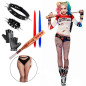Juego de accesorios disfraz Harley Quinn