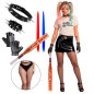 Juego de accesorios disfraz Harley Quinn