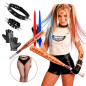 Juego de accesorios disfraz Harley Quinn
