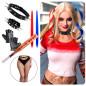 Juego de accesorios disfraz Harley Quinn