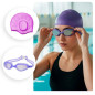 Lentes  Gravital Y Gorra De Natación Pack Protección Uv Antifog