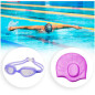 Lentes  Gravital Y Gorra De Natación Pack Protección Uv Antifog