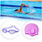 Lentes  Gravital Y Gorra De Natación Pack Protección Uv Antifog