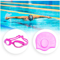 Lentes  Gravital Y Gorra De Natación Pack Protección Uv Antifog